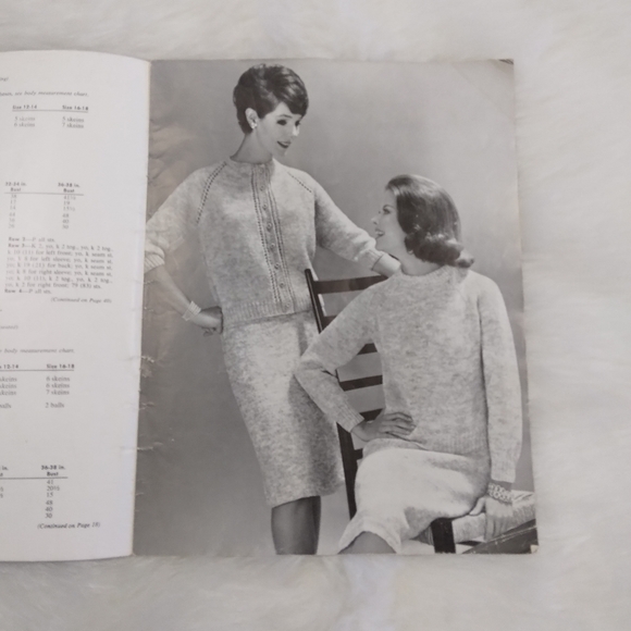 BOOK Vintage 1962 New Hand Knits volume 70, 20 patterns - Picture 14 of 16
